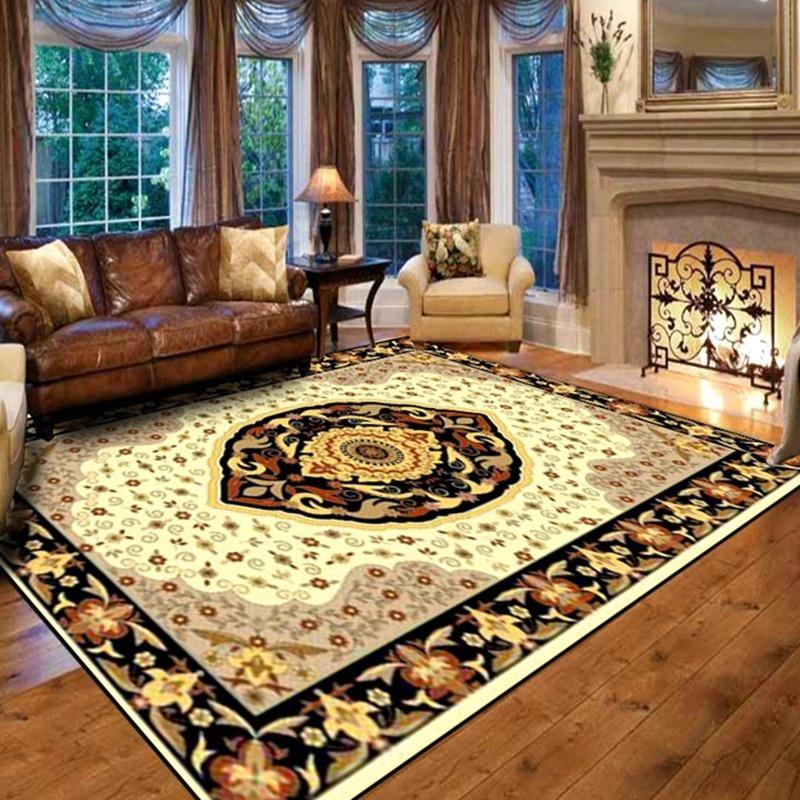 Bohemian Retro Nordic Carpet Living Room Coffee Table for Home Use Modern and Simple Bedroom Fully Covered Bedside Mat Beautiful