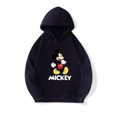 Sonalized Mickey Mouse Autumn and Winter Children's Hooded Long-sleeve Hoodie, Ideal for Christmas Party Costumes