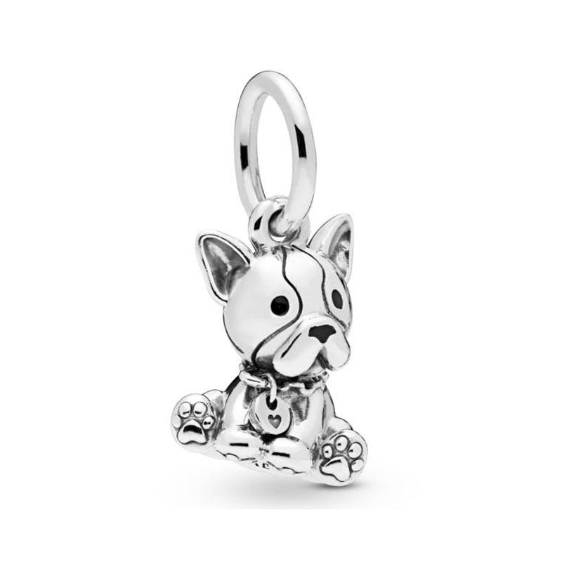Kupferplattierte Tier Hund Katze Eule Leuchten im Dunkeln Anhänger Charms Perlen Passen Original Pandora Armband Damenschmuck