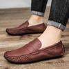 Mocassini da uomo versatili Classici slip-on Ballerine Vera pelle Scarpe casual da uomo Mocassini Super morbidi Calzature da passeggio da uomo Maschile