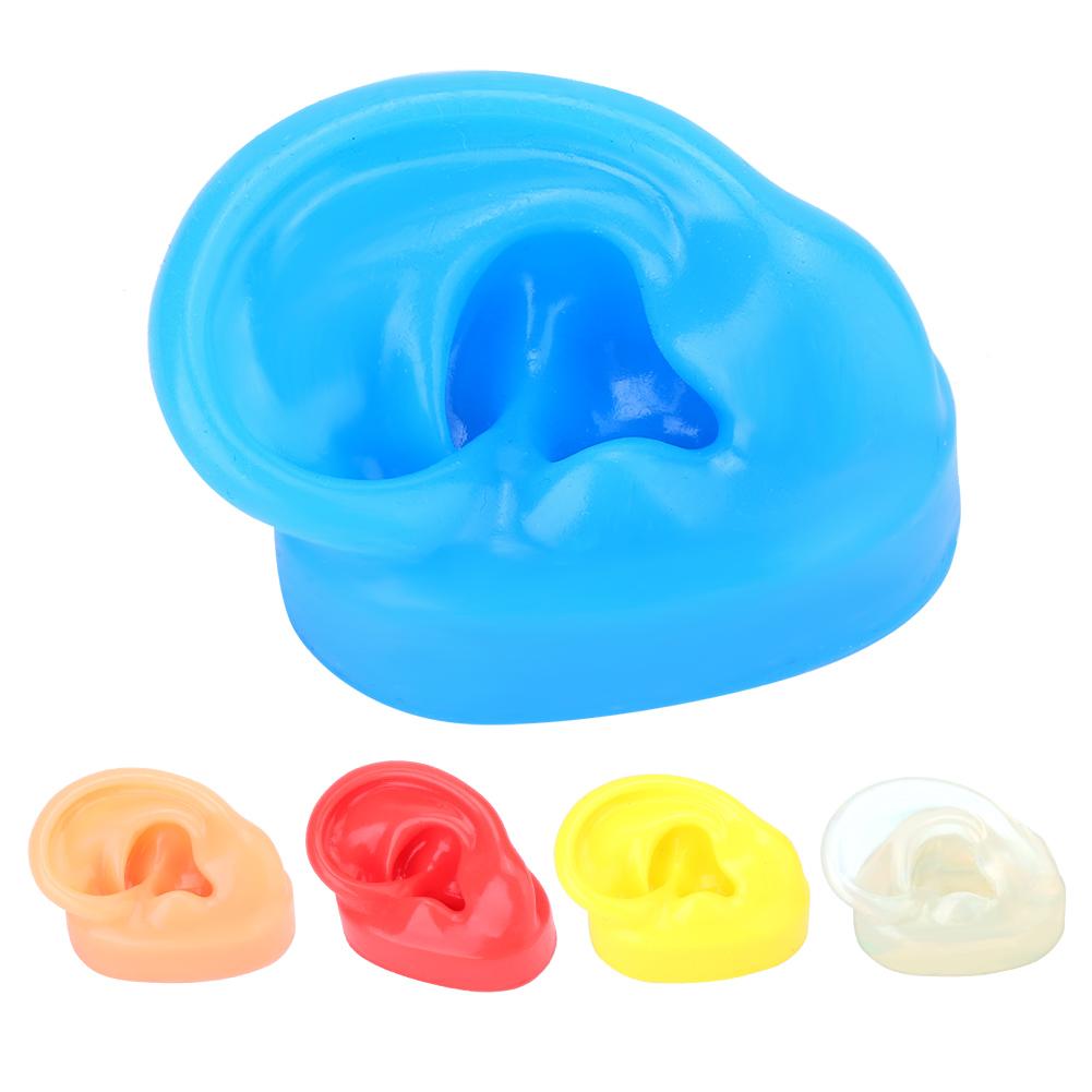 Soft Silicone Simulation Left Human Ear Model Ear Display Teaching Aid Model