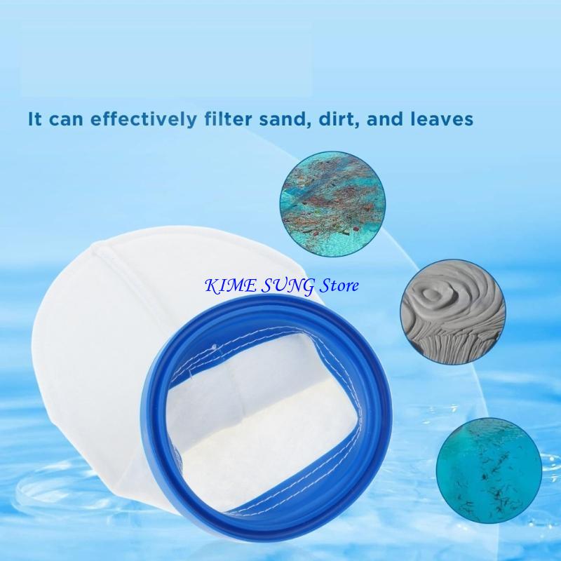 L5BD Pool Filter Bag Replacement Filter Bag Pool Cleaning Tool Efficient Filter Bag Cotton Texture Perfect for Pool Cleaner