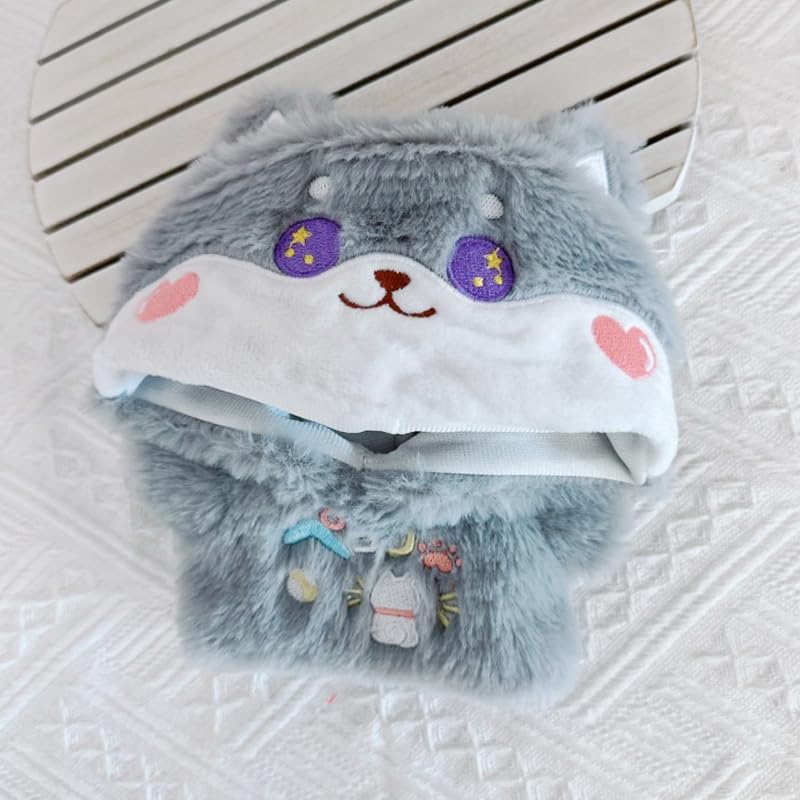 Fluffy Animal Kigurumi [for 20cm] Gray g.triger G-Trigger Oshi-Nui (Snuggle) [Product]