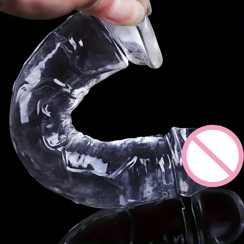 Adult Supplies Sex Toy Realistic Dildos Lifelike Flexible Dildo With Suction Cup For hands-free Play Adult Sex Toys For Men