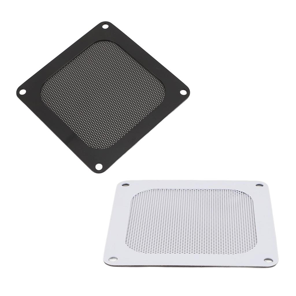 4PCS PVC Computer Fan Filter Grills Magnetic Frame PC Fan Dust Mesh PC Cooler Filter 3.66x3.66in