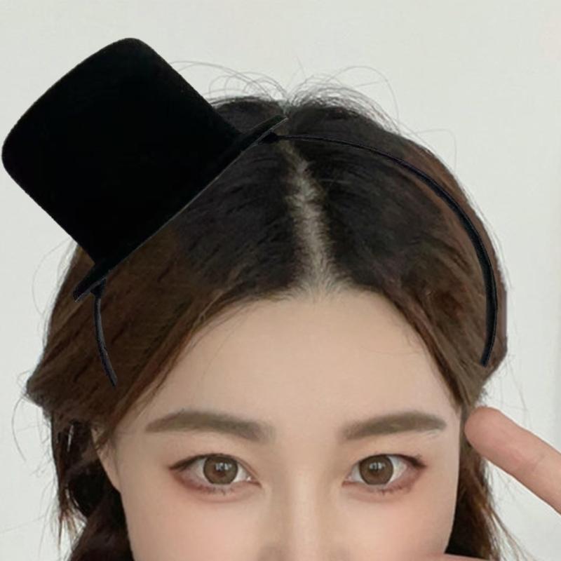 Újdonságok Női Mini Felsőkupak Fejpánt Teadélutáni Fejdísz Fascinator Fejfedő Halloween Cosplay Jelmez Kiegészítők