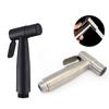 Black Silver Hand Toilet Bidet Sprayer Set Stainless Steel 2m Water Hose Valve Diverter Holder Faucet Wc Bathroom Shower Head