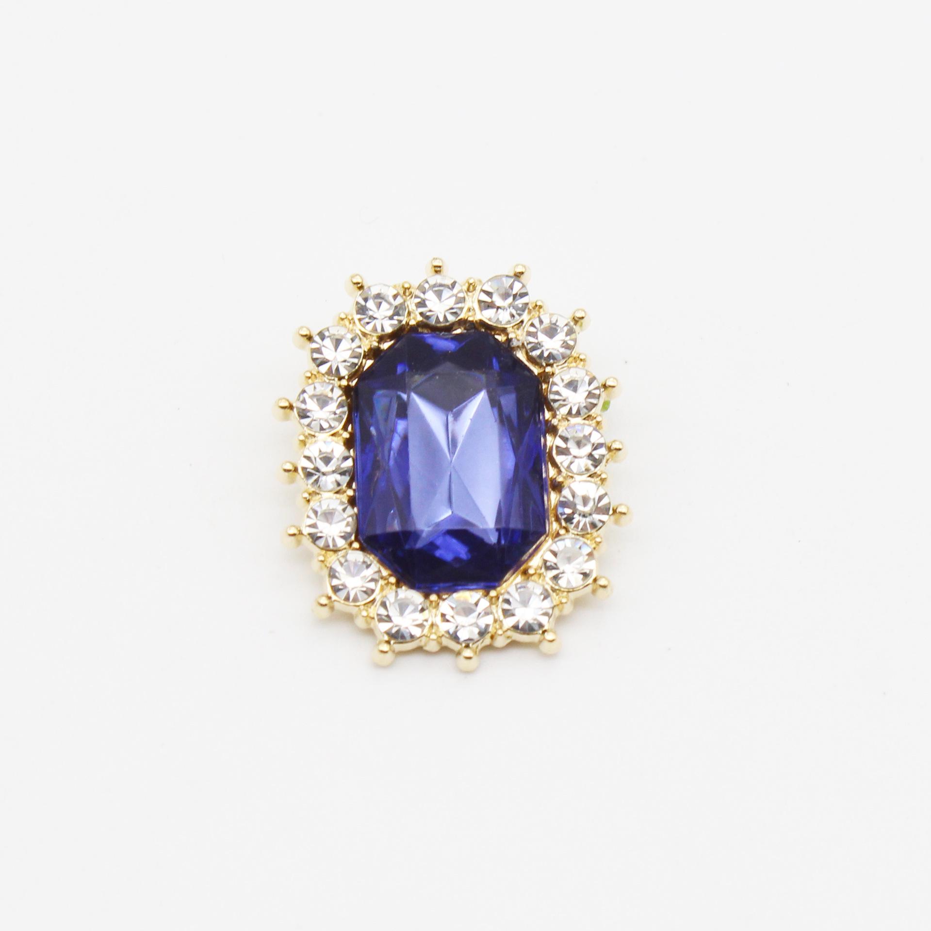 

18x23MM Gold Alloy Square Flower Buckle for DIY Bow Hair Clips