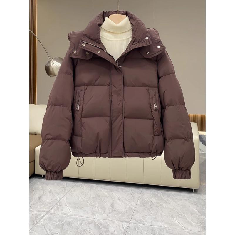 

Женская зимняя куртка большого размера с короткими рукавами, свободная, утолщенная, с капюшоном, на молнии, без стирки, яркая, теплая, простая, повседневная куртка XXS