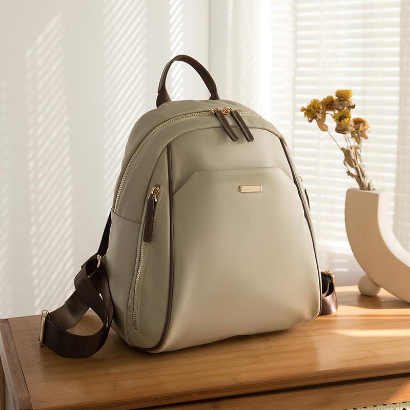 Mochila de Tela Oxford Femenina Simple Ligera Estudiantes Universitarios Versátil Alto Nivel de Apariencia Mochila Bolsa de Viaje para Desplazamientos Bolsa de Estudiante