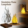 Portable Design Night Light Lampshade 3D Printed Imitation Bonfire Lampshade  Gift