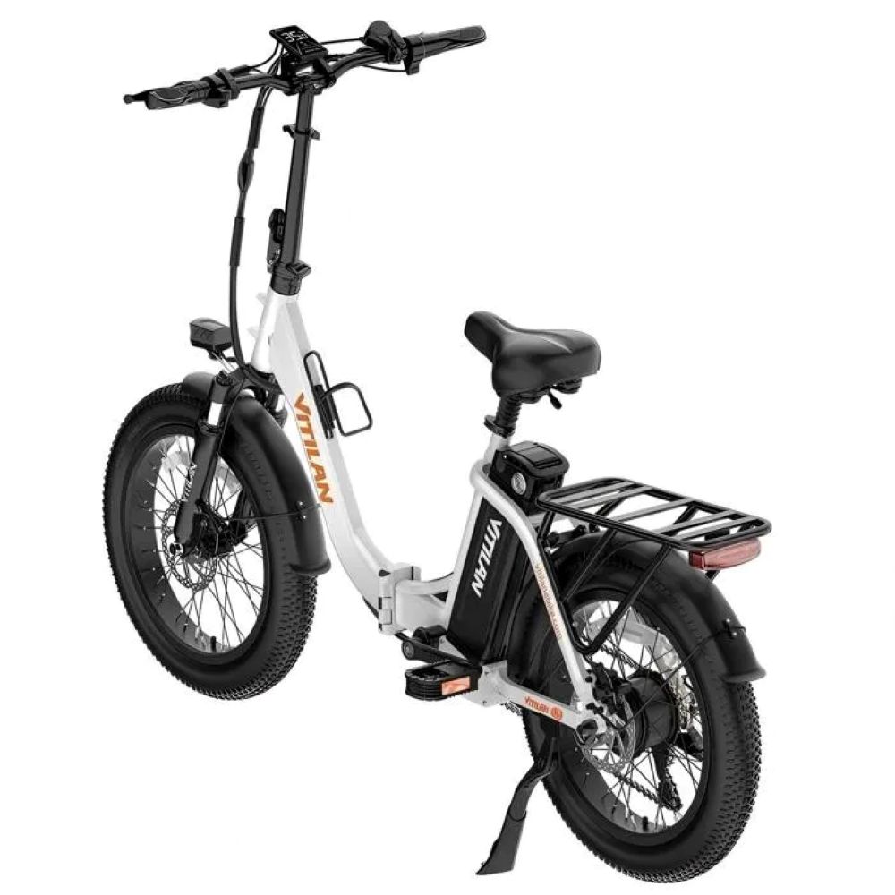 Foldable electric bicycle VITILAN U3, 750W motor, 48V 13Ah battery, top speed 45 km/h, cruising range 120km, 20*4.0 inch tires