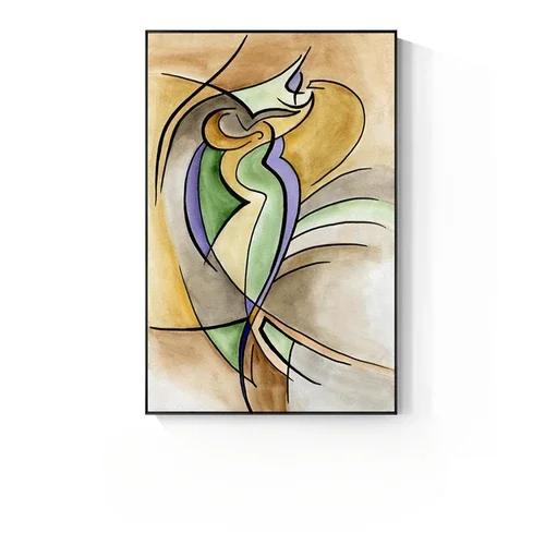 

Современная абстрактная минималистичная художественная живопись, настенная роспись для гостиной, постер, украшение на стену, украшение для дома 30x45cm no frame банан мания