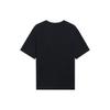 Lining Solid Color Embroidered Short Sleeve T-Shirt Men Tops Black AHSS893-4