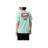Vans Solid Color Letter Print Round Neck Short Sleeve T-Shirt Unisex Tops Green VN0A3ZO7V60