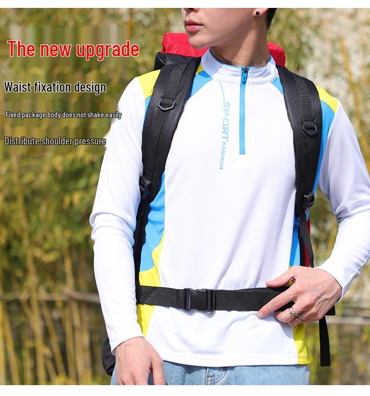 80L Venkovský turistický batoh - Velká kapacita, Unisex cestovní batoh pro kempování a sport