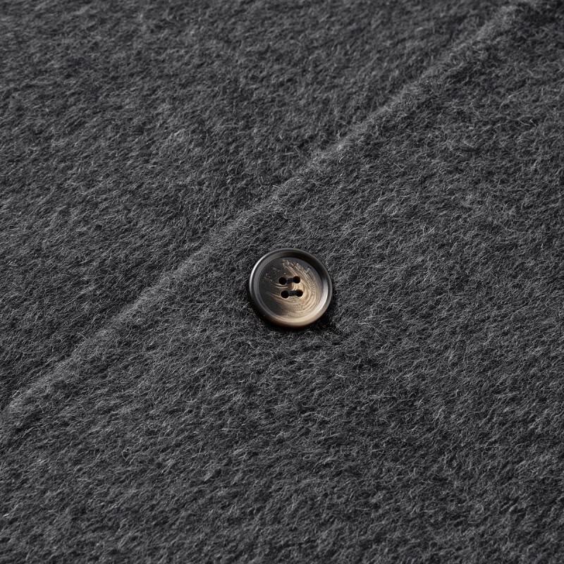 FAPAI.EC Men's Casual Wool Overcoat