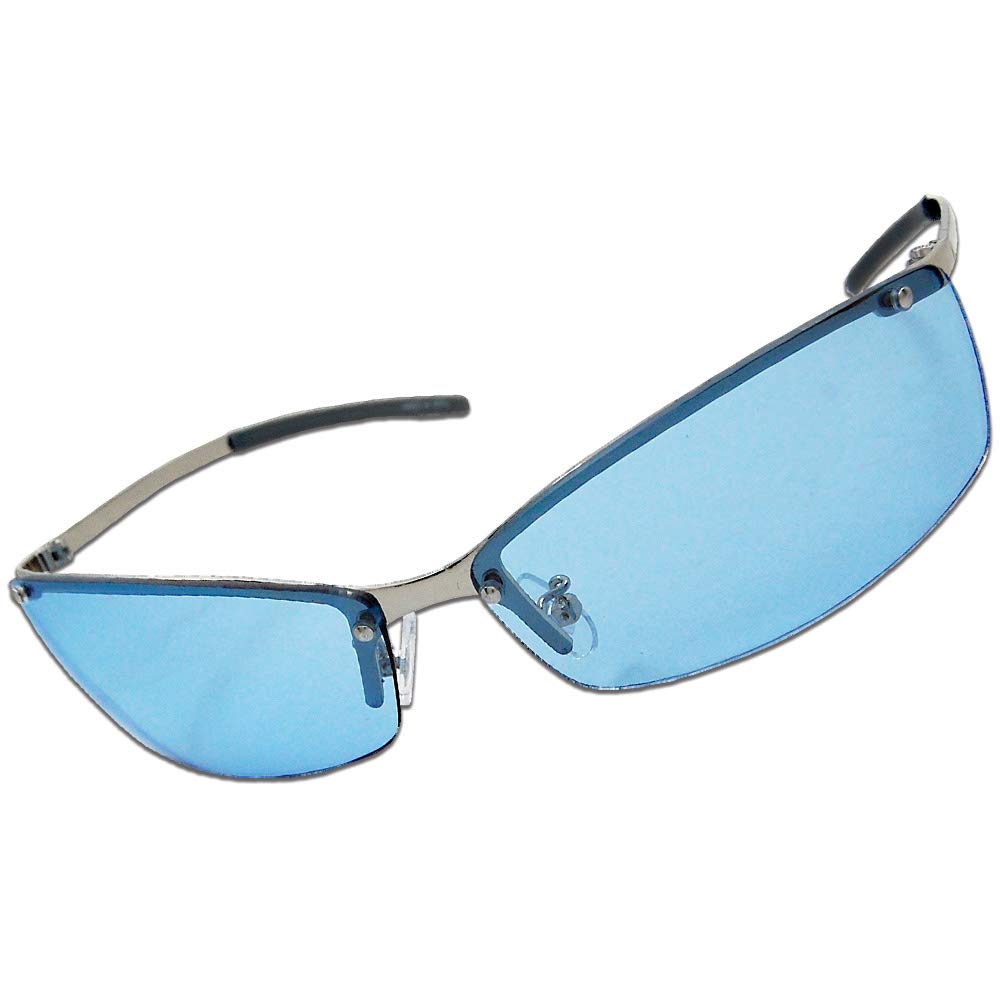 

Солнцезащитные очки Evil a little big brother metal UV clear blue [Очки] лицо, зло, стиль, оправа, защита, линзы, мужские H-907-4