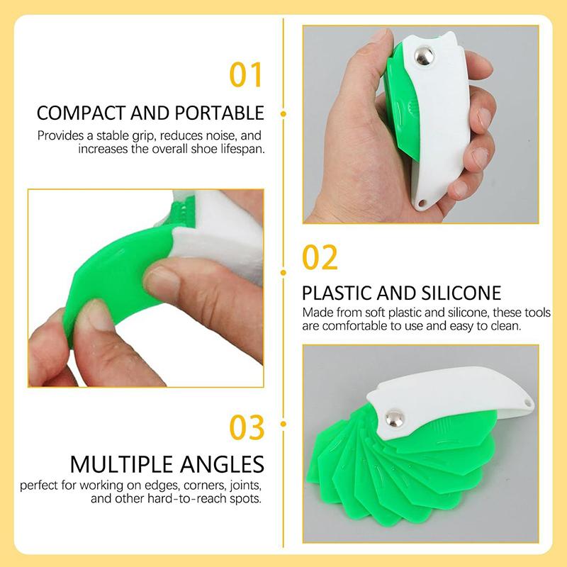 9-in-1Multi-function Scraper Glass Glue Trimmer Sealant Applicator Scraper Glue Scraper For Tile Window Grout Edge Removal