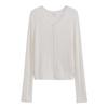 Women's Hollow Knit Long Sleeve Cardigan