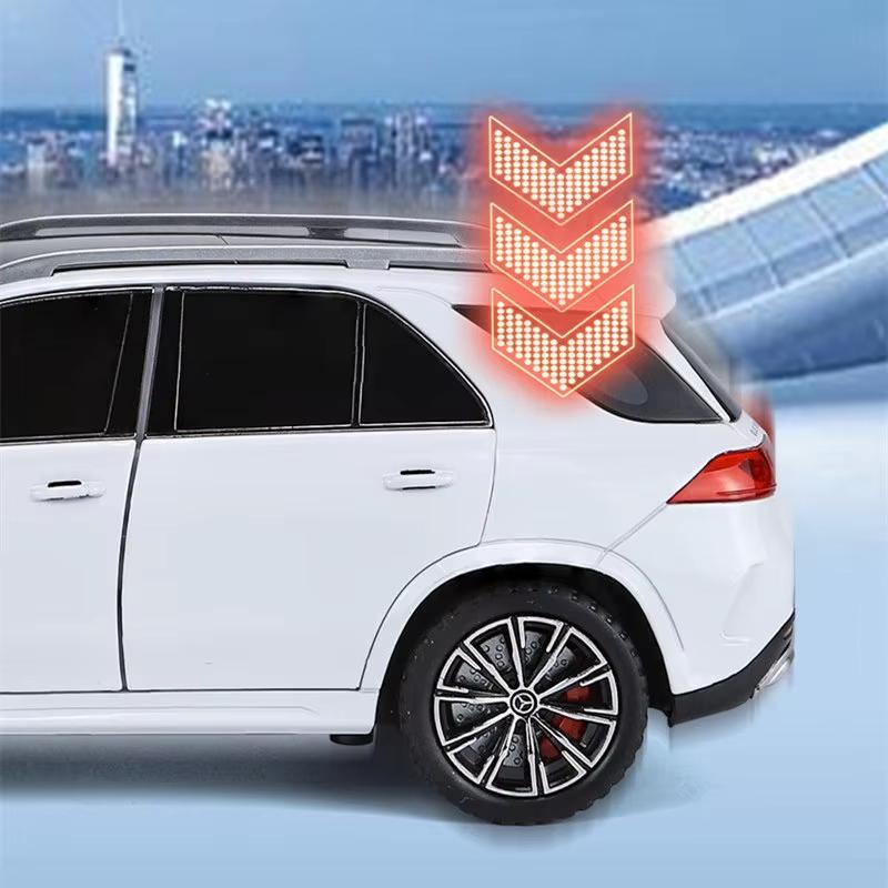 New 1/24 Honda GLE350 High Quality Alloy Car Model with Sound and Light Rear Wheel Drive Function Six-door Toy Large Off-road Vehicle Boy Gift