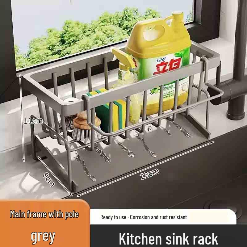 Xuanyong Kitchen Sink Caddy with Towel Bar