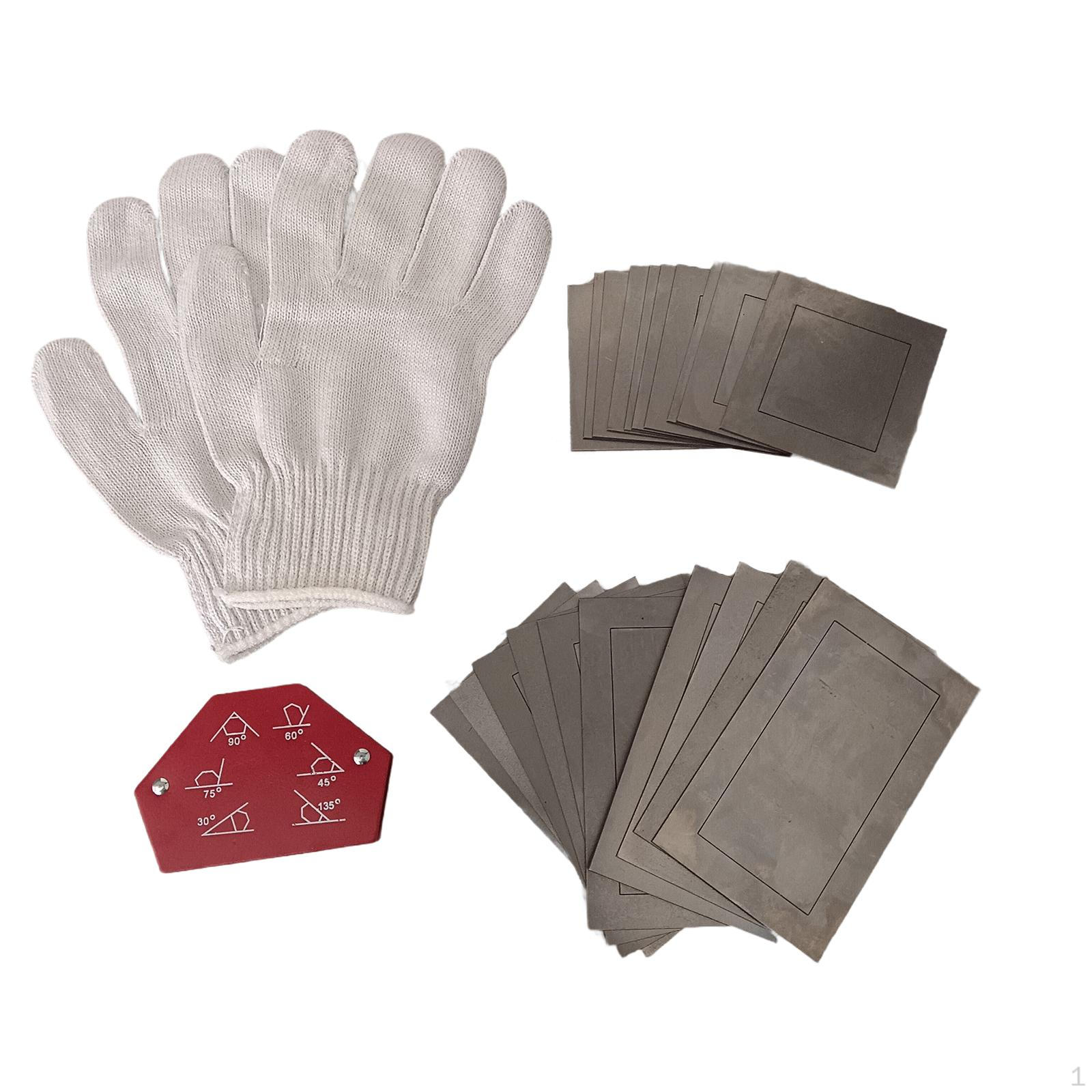 

Welding Practice Kit DIY Training Sturdy Square and Rectangle Plates Beginner Set