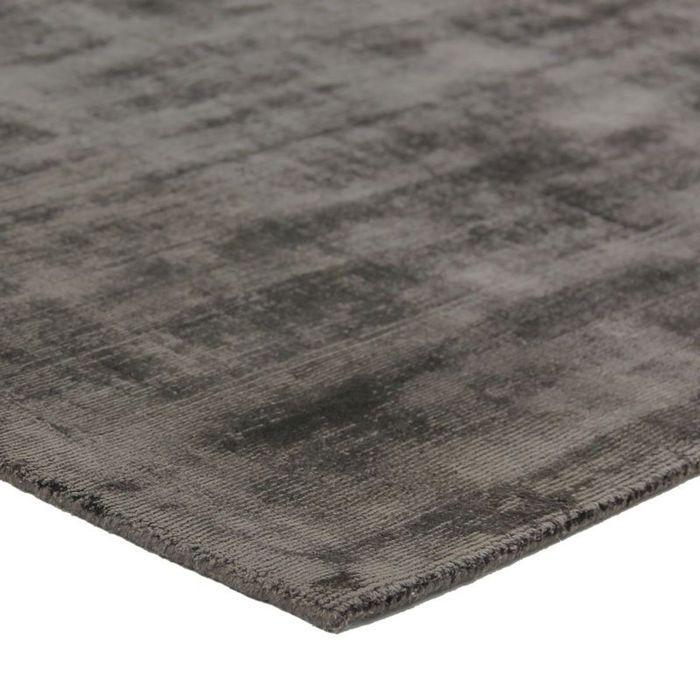 Taupe Silky-effect Viscose Rug 120x170