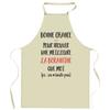 Planetee Kitchen Apron La Borantine Doesn't Exist | Original Humorous Gift for Cook Protective Clothing Blouse