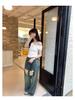 2025 Chic Off-Shoulder Short-Sleeve Women's Slim Top