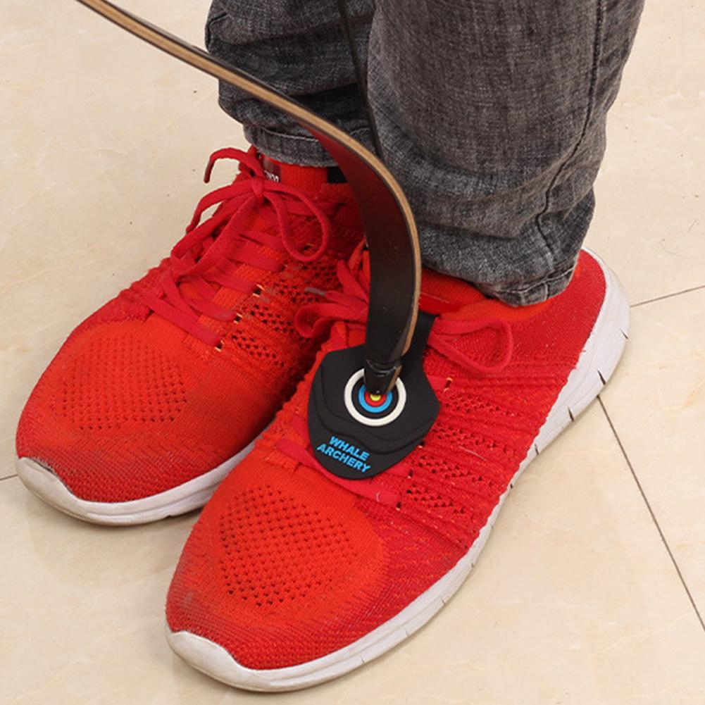 Recurvebogen Wurfarm Schutz Bogenschießen Bremsklotz Schutz mit Schnalle Recurvebogen Wurfarmschutz Gummi für Compound-/Recurvebögen