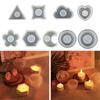 Resin Epoxy Candlestick Silicone Mold Candlestick Base Making Mould Candle Holders Casting Molds DIY Ornaments Moulds