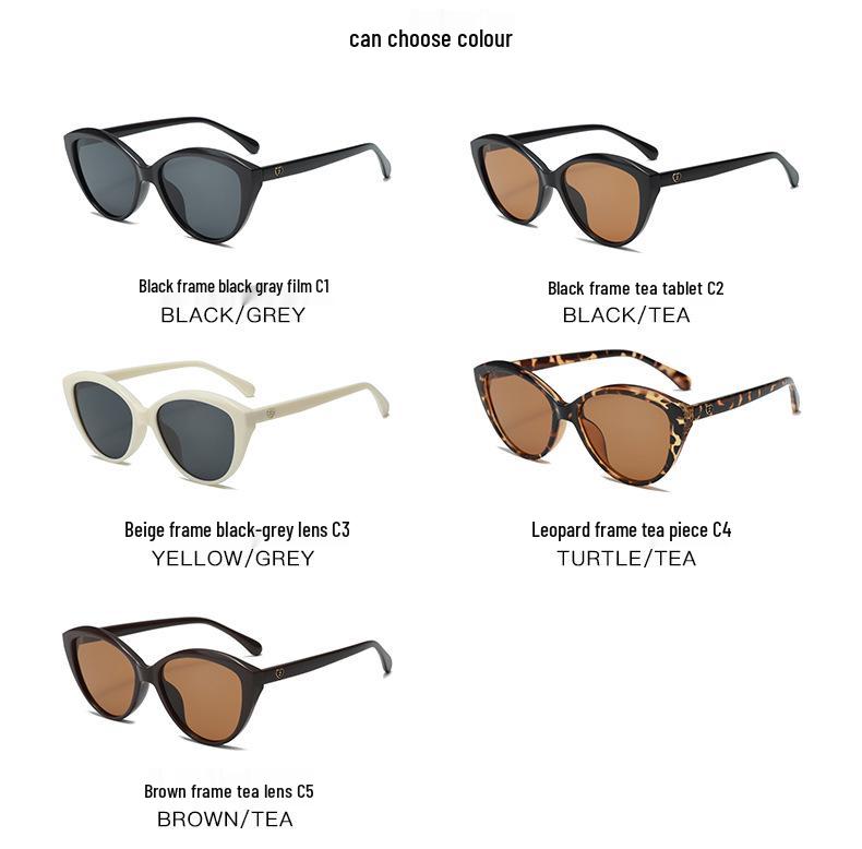 Ochelari de soare Retro Chic pentru femei, model Cat-Eye, 2025: Stil european și american la modă