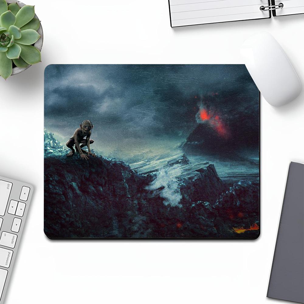 The L-LordS of the R-Rings Mouse Pad Art Gaming Gamer Small Rubber Locking Edge Large Computer Fashion MousePad Laptop Desk Pad