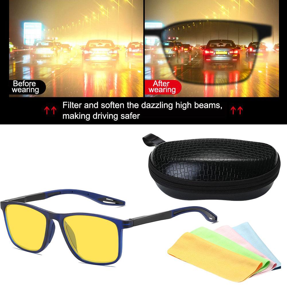 Comfort Driving Glasses Anti-blue Light Glasses Challenging Weather Conditions Comfortable Fit Eye Comfort Fatigue Reduction