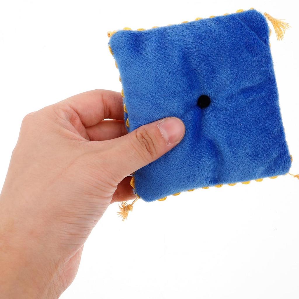 NOLITOY Poppenhuis Miniatuur Schaal Fleece Kussen Set voor Miniatuur Bank DIY Poppenhuis Meubels x x Kussens, 16 Beddengoed, Accessoires, 4" 3.7" 0.8"