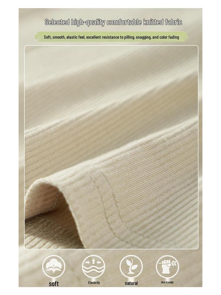 Women's Ribbed Sleeveless Anti-Light Tank Top - Summer Slim Fit Innerwear Camisole