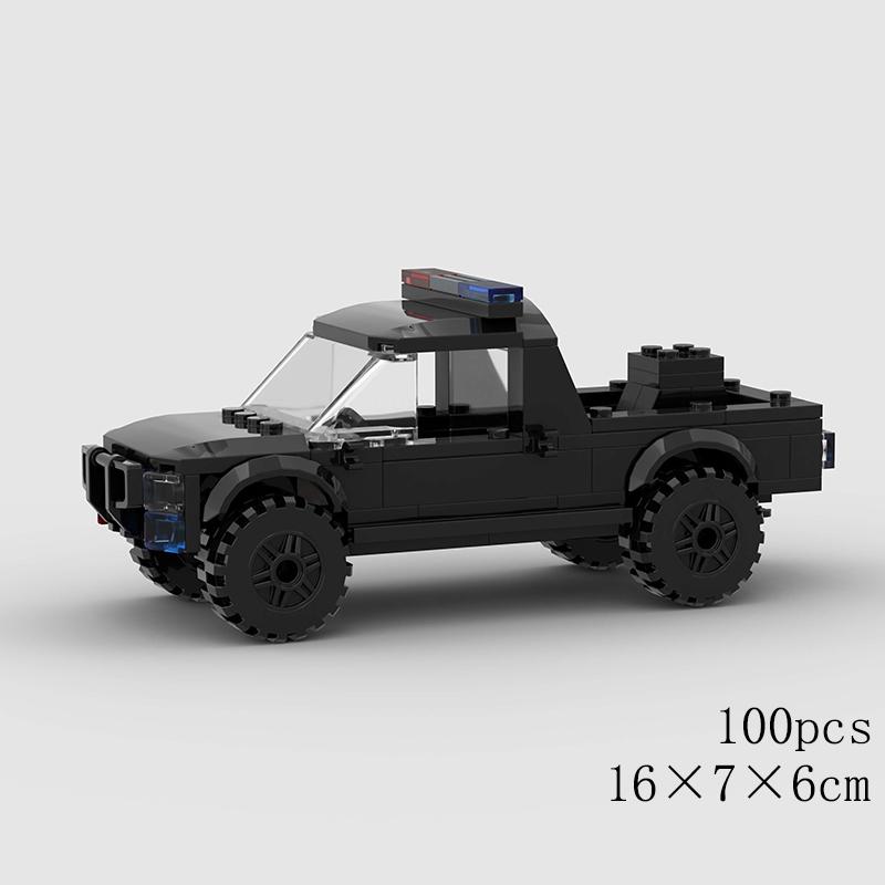 MOC Off Road Car Building Blocks Pickup Truck Bricks Cross Country Jeep SUV Humvee Speed Race City Overland Technical vehicle