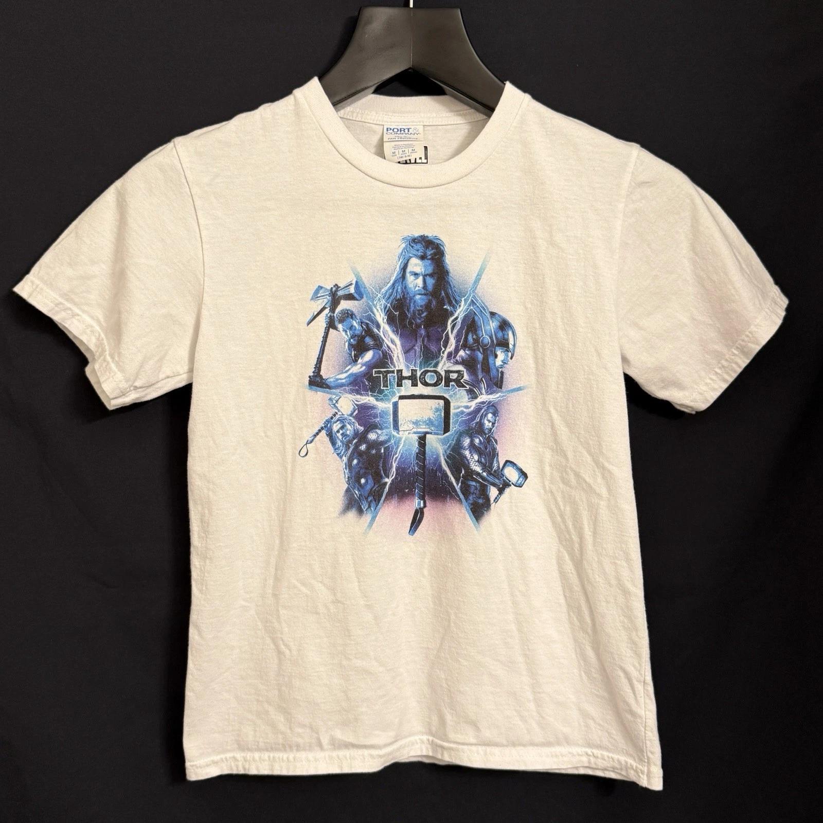 Thor 100% Cotton T-shirt Mens Tees Top Youth Graphic Tee Short Sleeve Marvel Comics XL