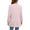 2025 Autumn/Winter Women's European Style Long Sleeve Loose Knit Top with Pockets