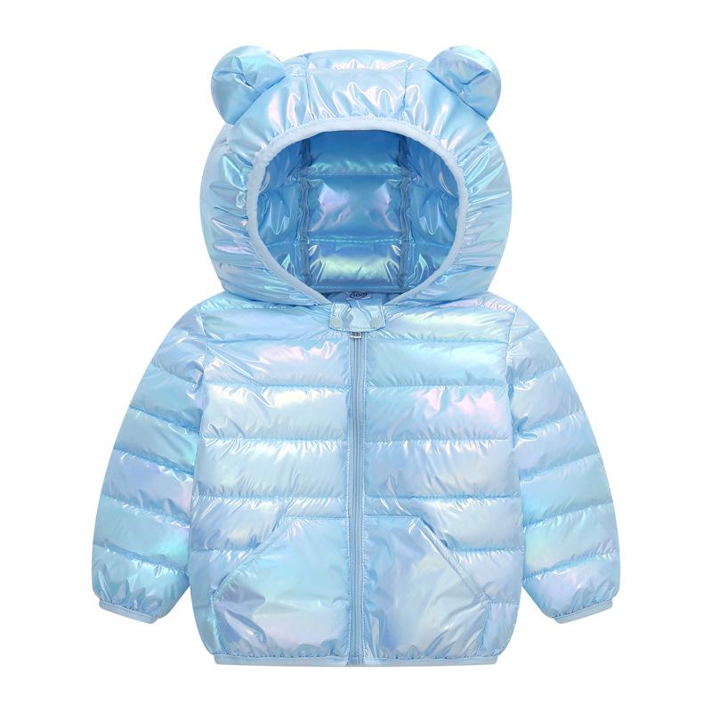 2025 Autumn/Winter Cartoon Children's Down Jacket - Lightweight Short Cotton Coat for Boys and Girls