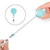 Retractable Badge Reels  ID Bus Cards Holder Clips  Supplies  Easy-to-pull Buckle Clips
