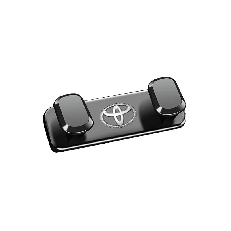 1Pcs Car Metal Storage Hook Organizer Interior Keyring For Toyota 86 Corolla Yaris Aygo CHR Camry Prius RAV4 Prado Hilux Supra