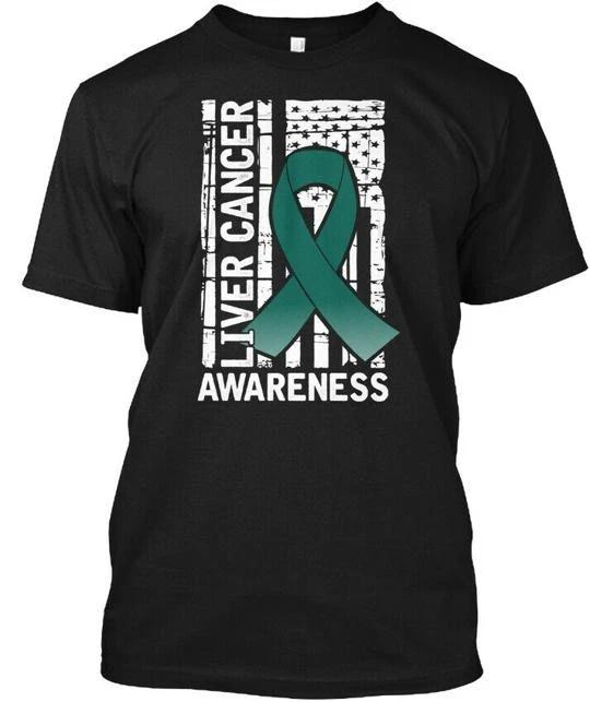 

Usa Flag Liver Cancer Awareness Tee T shirt Made in the USA Size S to 5XL 2XL