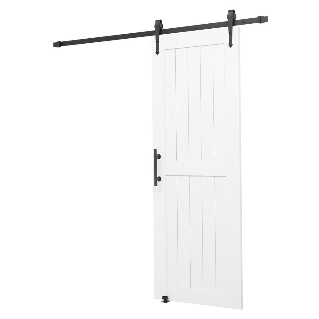 Sliding Barn Door with Hardware Kit 914 X 2134mm MDF Panel PVC Surface