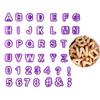 DIY Baking Tools Alphabet Number Fondant Cake Decoration Embossing Mold Cookie Stamp Letter Number Molds for Cookie Decorating