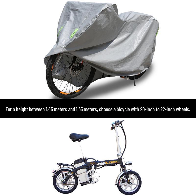 

Thickened Bicycle Cover - Dustproof, Rainproof, Sunscreen Protection for Mountain Bikes One Size