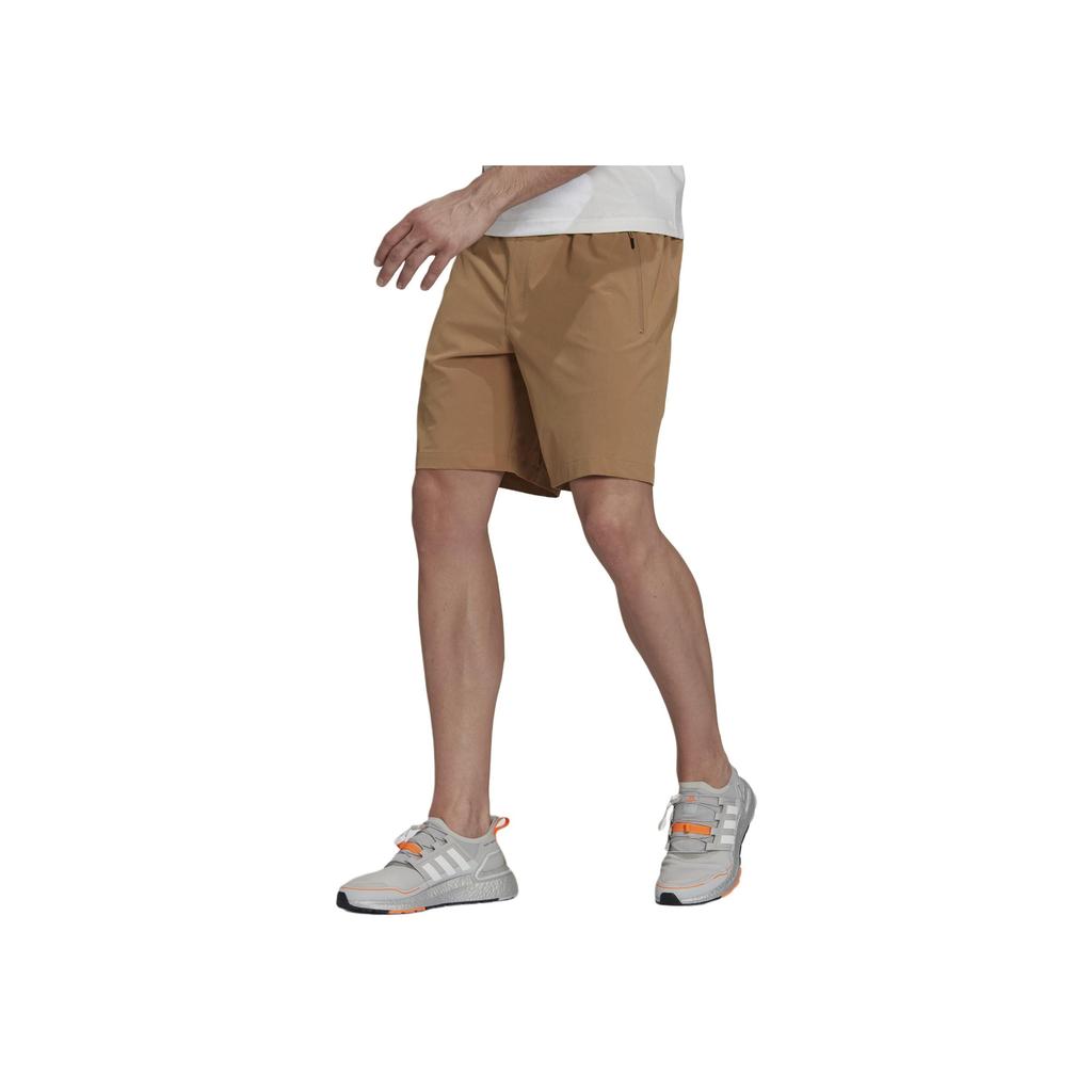 Adidas ID Woven Sports Shorts With Adjustable Waist Men Bottoms Cardboard-Yellow GU1745