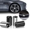4PCS Metal Car Logo Styling Wheel Tire Valve Stem Covers Dustproof Caps For Alfa Romeo 156 Stelvio 147 Sportiva Auto Accessories nsf154