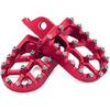 Dirt Bike Foot Pegs Motorcycle Footpegs Wider Foot Rest CNC for CRF250L/CRF250L RALLY 12-21 CRF300L/CRF300L RALLY 21-24 Transalp XL750 Red
